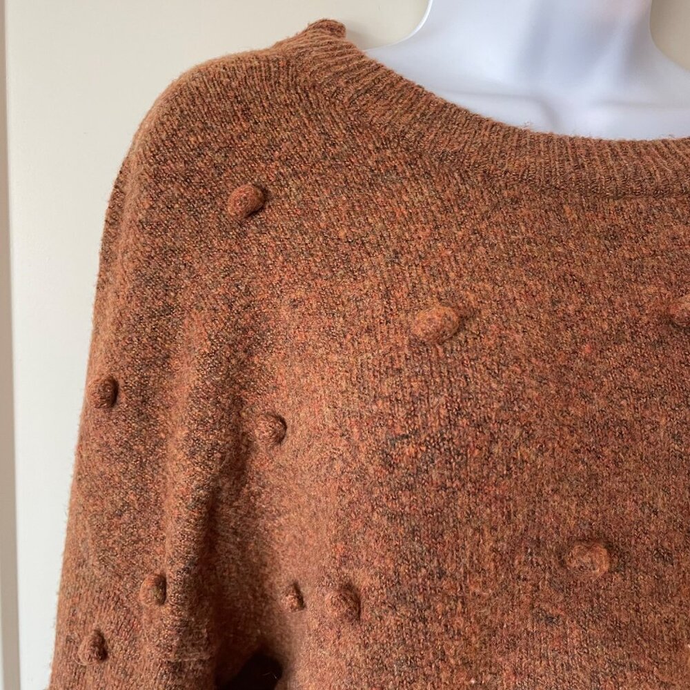 Women's / Teen's Madewell Brockton Bobble Pom Pom Sweater size L - Picture 3 of 11
